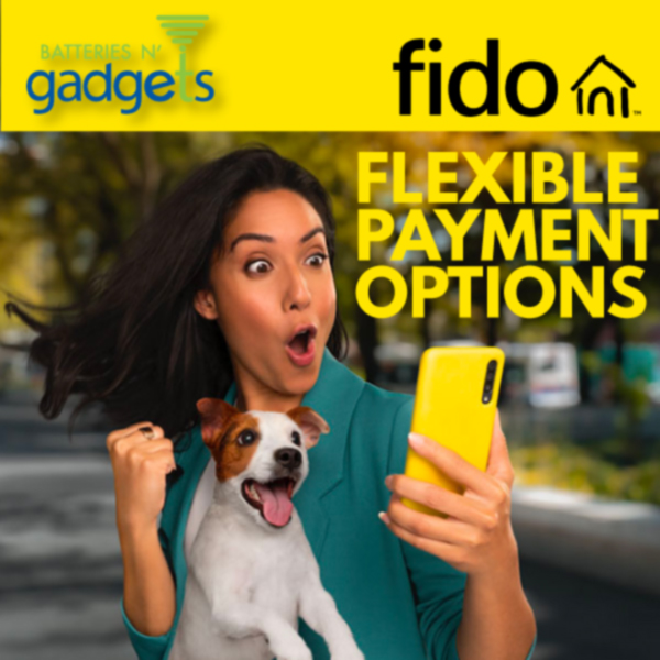 For Wireless and Internet until June 14. Fido will ensure accounts will not be suspended or disconnected for customers experiencing financial difficulties. Visit batteriesandgadgets.com today.