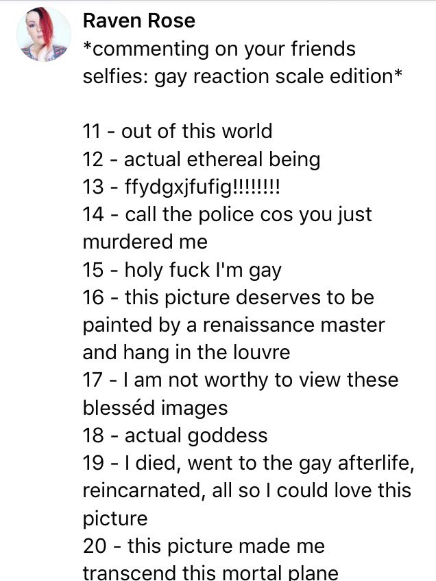 Girl_can_skate's tweet photo. Because when you're gay you're never less than totally hyped about your friends selfies #queer #queerhumour #queerlife https://t.co/V9eHB9kKOV