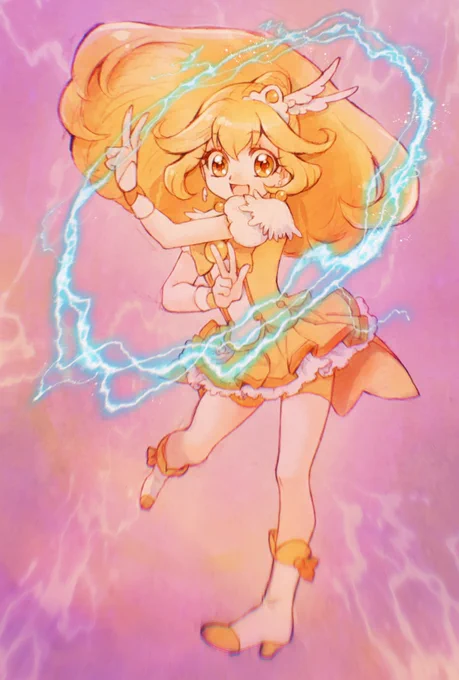 キュアピース
 #プリキュア版深夜の真剣お絵描き60分一本勝負 