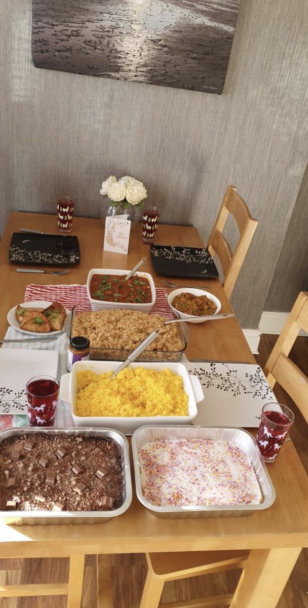 Our Levens home celebrating Eid al-Fitr with this beautifully prepared food.