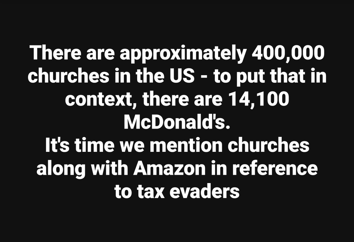 ConvertToNone's tweet image. Essential my ass. #taxchurches