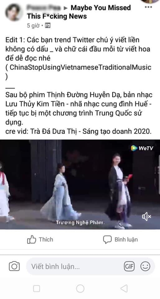 RoyNguy36685311's tweet photo. Cái gì hay đẹp cũng đem về làm của nước mình. Có trơ trẽn quá không v. 🙂🙂
China has no shame.

#ChinastopusingVietnamesetraditionalmusic
#Vietnam https://t.co/1K21Cu4ipN