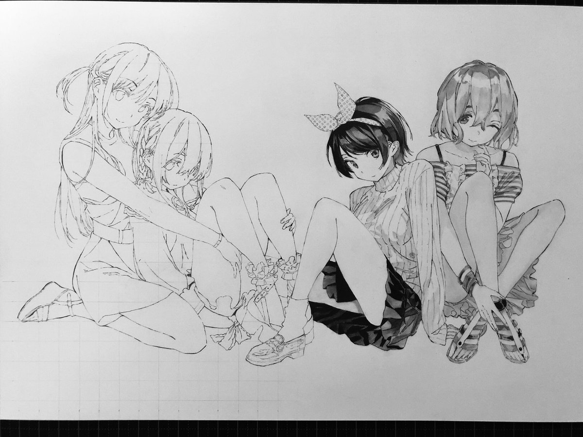 途中経過
#彼女お借りします 