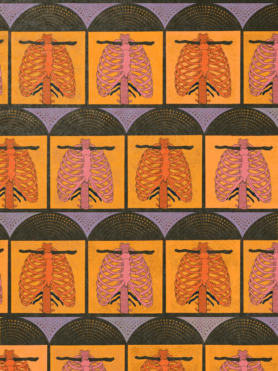  #DataVizWallpaper in 1967I can see this as studio wallpaper for a band called “Clavicle and the Floating Ribs”  #the100dayproject  #dataart
