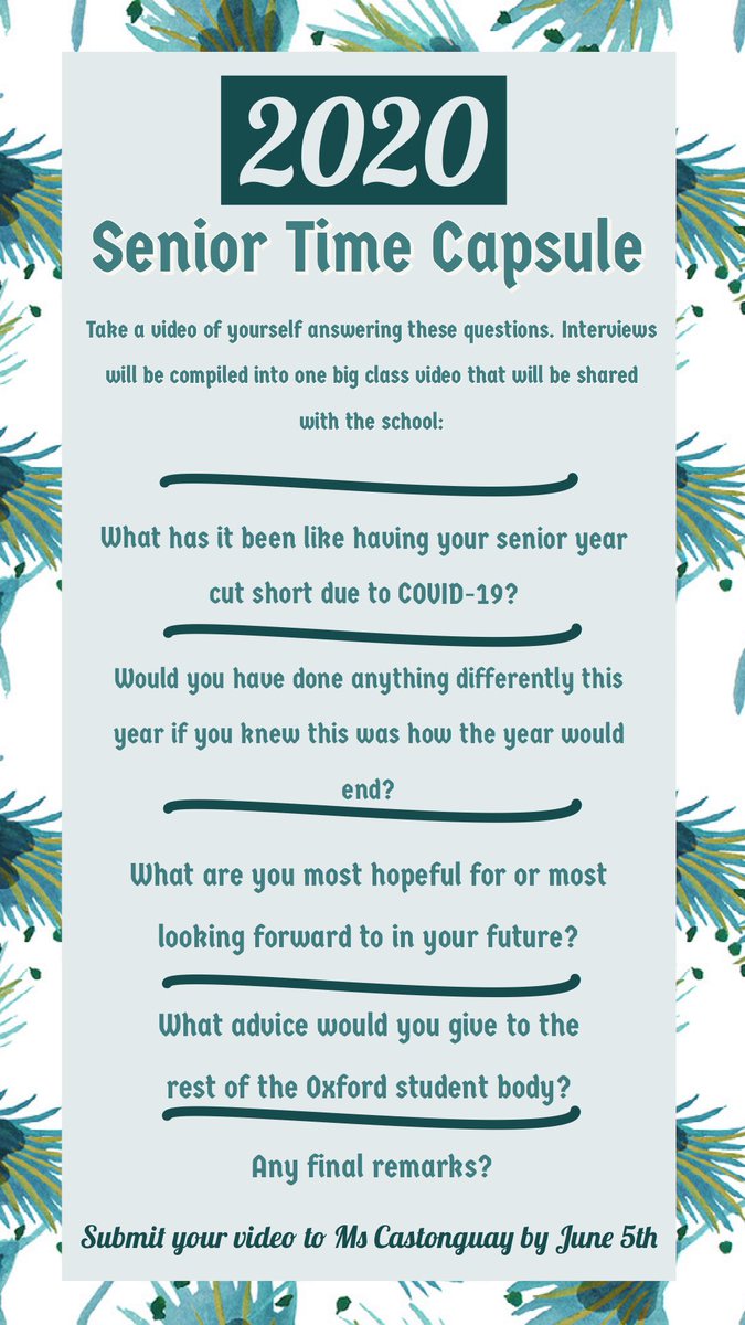 OHS Class of 2020 tweet media