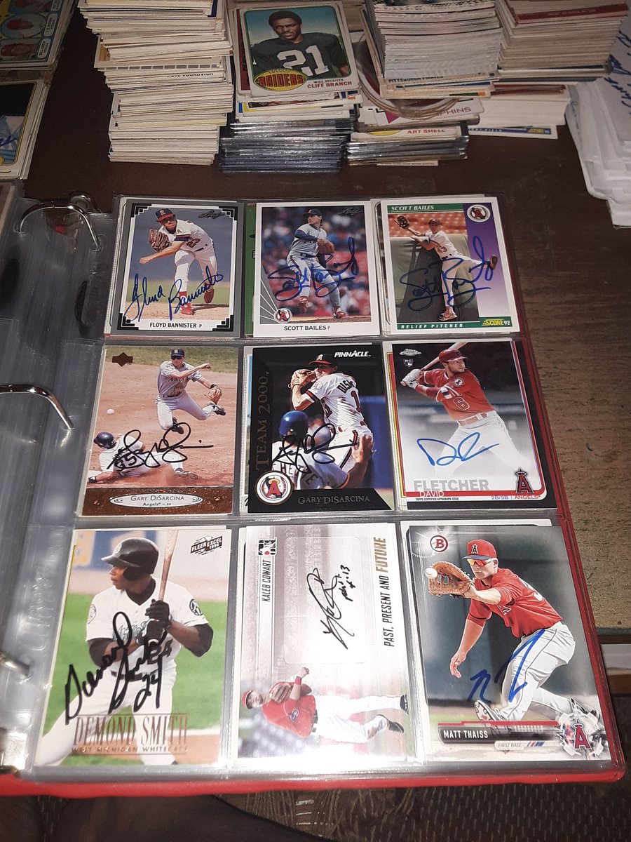 The rest of the Angels autographs