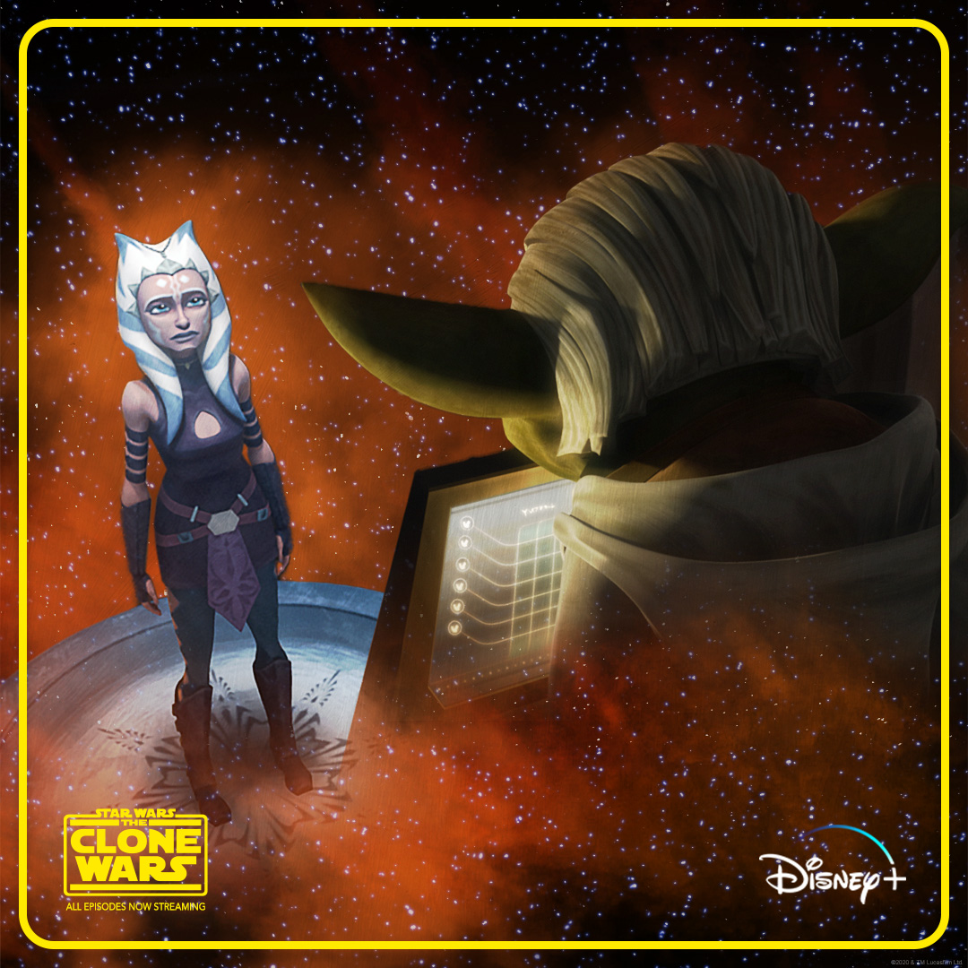 Ahsoka is framed for murder and expelled from the Jedi Order. When she is later found innocent and invited back, Ahsoka chooses to walk away from the Jedi Order and forge her own path.