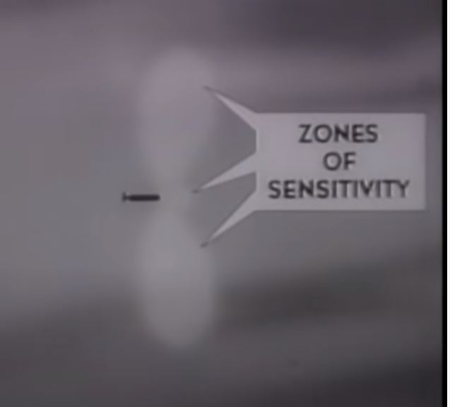 The AVC circuit measures signal strength (Amplitude) on the Y-Axis over time (Frequency) on the X-Axis.You need enough of the bi-planes propeller, engine, and control cables/rods to be visible in the "zone of sensitivity" with the proper strength over time that...