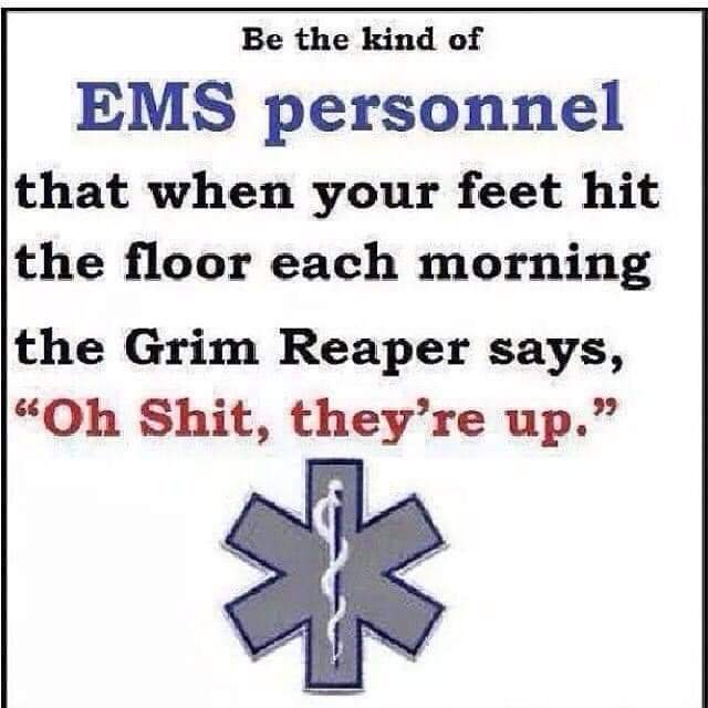 PDXRandyLee's tweet photo. As #EMSWeek2020 comes to a close I want to send a shout out to all of my brothers and sisters working the grind everyday. Make sure you recognize the signs of #PTSD, it could be your, or your partners, life you save this time. Stay safe and stay sane. @CodeGreenEMS https://t.co/gaziwsmOYC