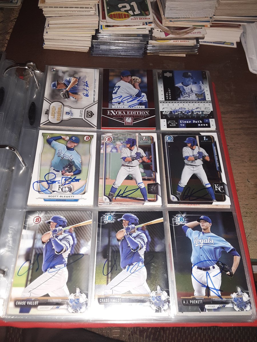 The rest of the Royals autographs