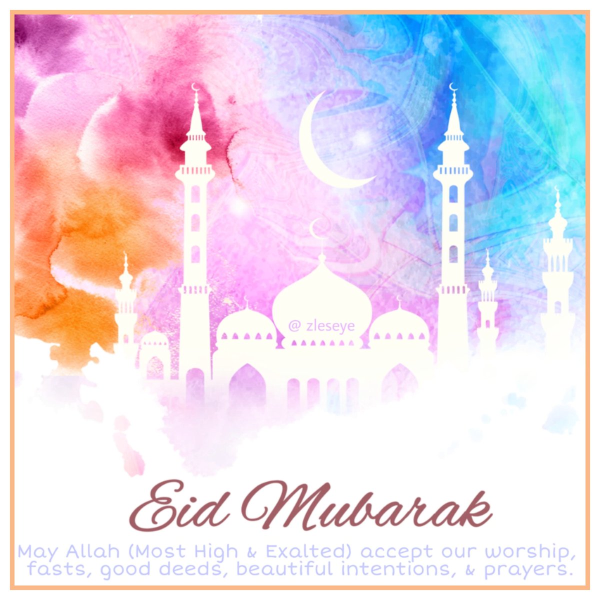 ZLeSeye's tweet photo. ⁣
⁣
"And Allah created the heavens and earth in truth and so that every soul may be recompensed for what it has earned; and they will not be wronged."⁣
⁣
📖 QUR'AN 45:22⁣

#EidMubarak #HappyEid #LaIlahIllallah
https://t.co/tRKkRkTTB3 https://t.co/WNK2gDmUQn