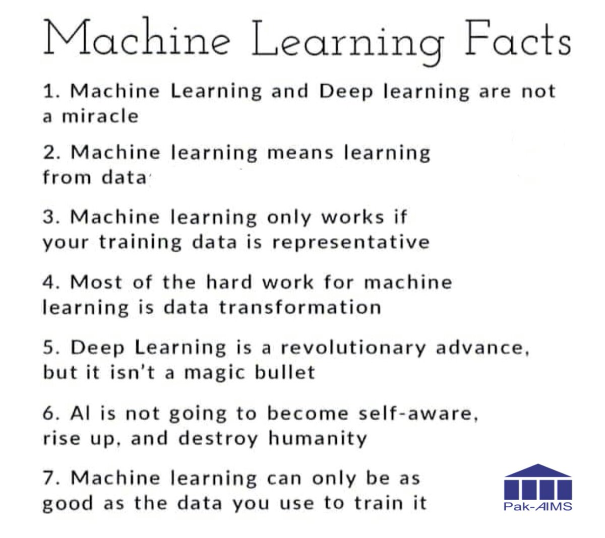 DDSRY21's tweet image. Machine #learning Facts:

📷 IMage credit - @pak_aims 

#LearnPythonOnTwitter