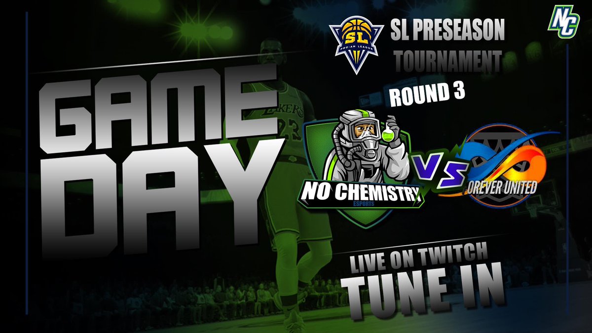 Stay_Humble2K's tweet photo. No Chemistry vs @ForeverUnited2k in Round 3 @SLProAm of Preseason Tournament Tonight at 11pm EST!! Tune In #NcReload https://t.co/aQFNIj7TU2