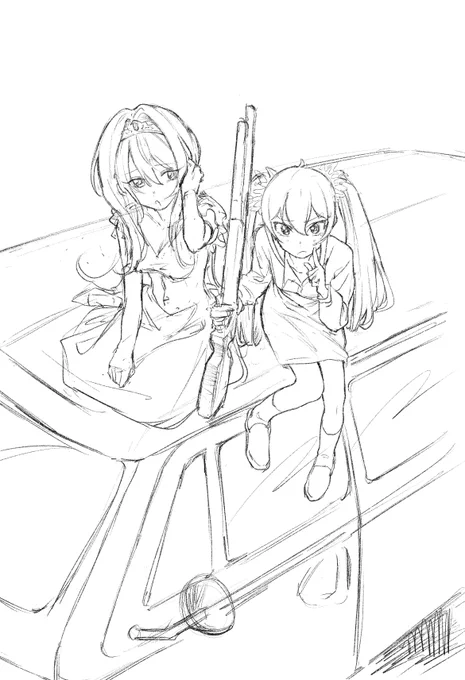 今日はここまで。オウムアムアの5人は見ないで描けるようになりたい(あとオウムアムア号も) 