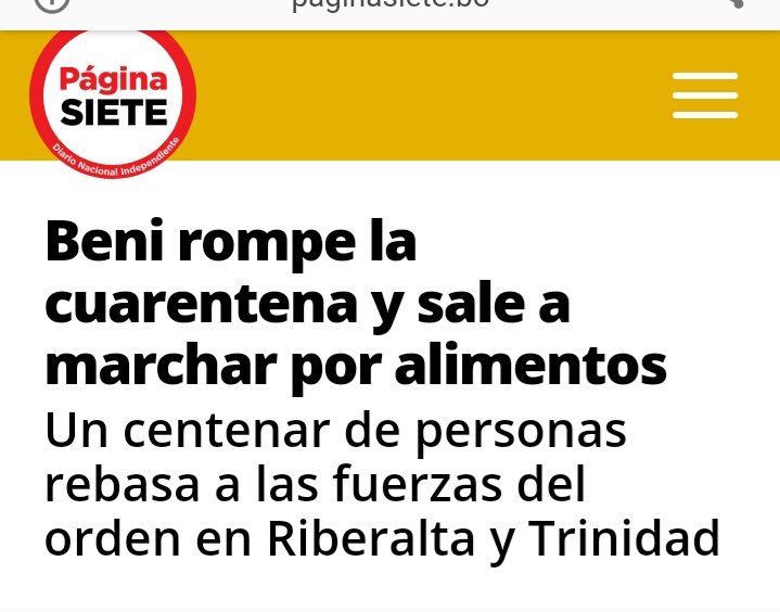Esto pasó hace más de mes y medio en Trinidad, si a alguien hay que culpar por la tragedia que vive hoy el Beni es a los masistas, por instar a romper la cuarentena y por 14 años de abandono