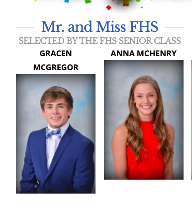 friendswoodisd's tweet photo. Celebrating our seniors today! Congratulations Mr. and Miss FHS  Gracen McGregor and Anna McHenry! https://t.co/VjDN9kqRAR