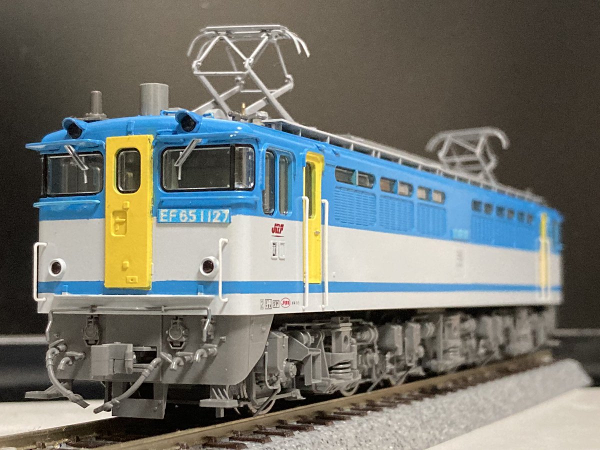 完成報告】 JR貨物 EF65-1127[新] HOカマネタ。KATOの貨物更新色を