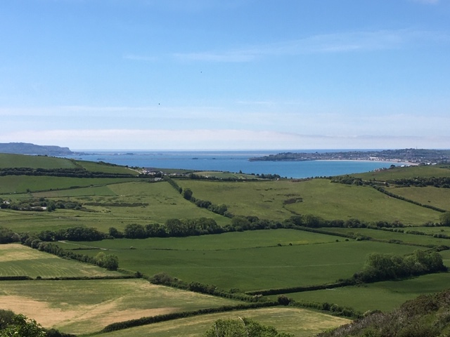 Weymouth and Portland from the White Horse earlier this week.