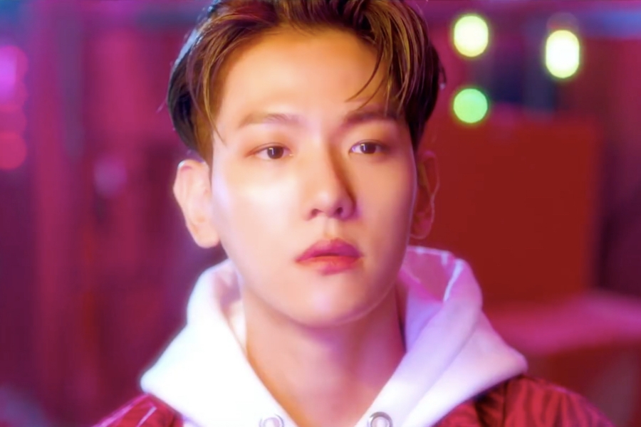 soompi's tweet photo. WATCH: #EXO's #Baekhyun Captivates In New MV Teaser For "Candy" https://t.co/WHLY8bBCy7 https://t.co/Dyn6CyjERe