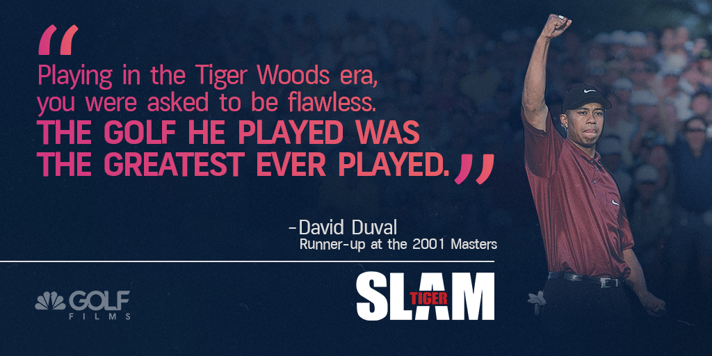 GolfChannel's tweet photo. If you wanted to be the man, you had to beat The Man 💪
Watch #TigerSlam tonight at 8pm ET on GOLF
@david59duval #GOLFFilms https://t.co/mrZ5Y95Vb2
