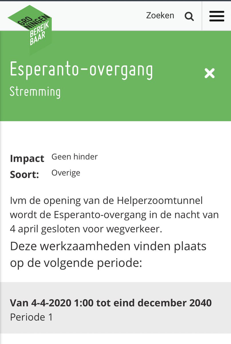 WouterS (@woutersteen) on Twitter photo Bij de <a href="/gem_groningen/">Gemeente Groningen</a> houden ze al rekening met een lichte vertraging van oplevering 😂 Bij de <a href="/gem_groningen/">Gemeente Groningen</a> houden ze al rekening met een lichte vertraging van oplevering 😂