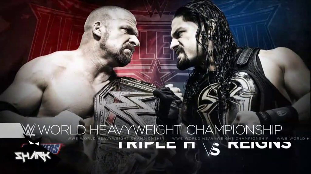 Solo_Wrestling's tweet photo. Tiempo de MAIN EVENT de #WWEenGol 

HHH vs. Reigns. WWE World Heavyweight Championship🔥 https://t.co/zQkLw9HaJX