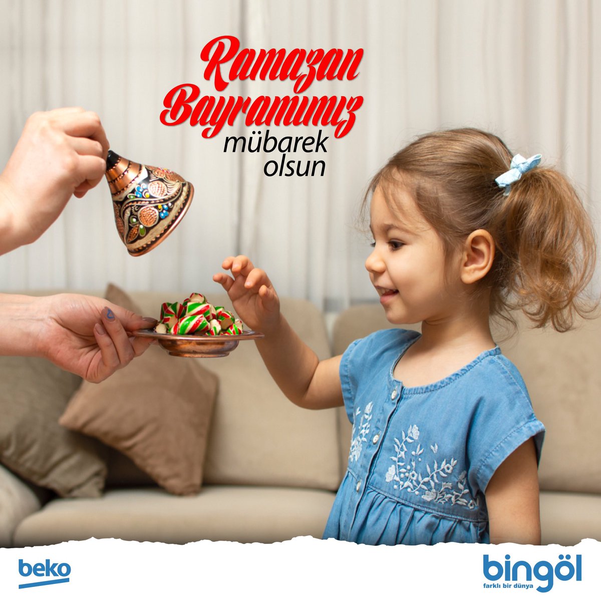 Ailemizden, sevdiklerimizden uzak geçirdiğimiz bu bayramda birlikte değiliz ama gönüllerimiz bir. 
Ramazan Bayramımız Mübarek Olsun.. #ramazanbayramı #bayram #mubarak #kayseri #bingolticaret #beko #bekotürkiye #evdekaltürkiye #bubayramdaböyle #bubayramdaevdeyiz