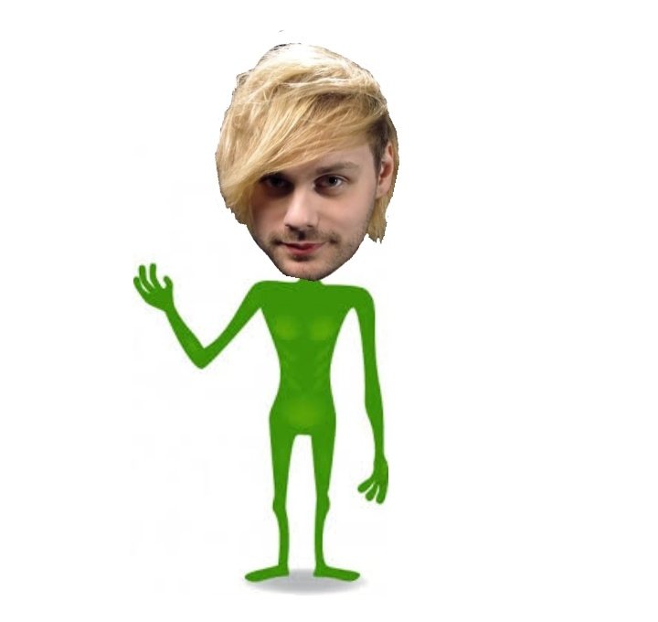michael as a friendly alien
