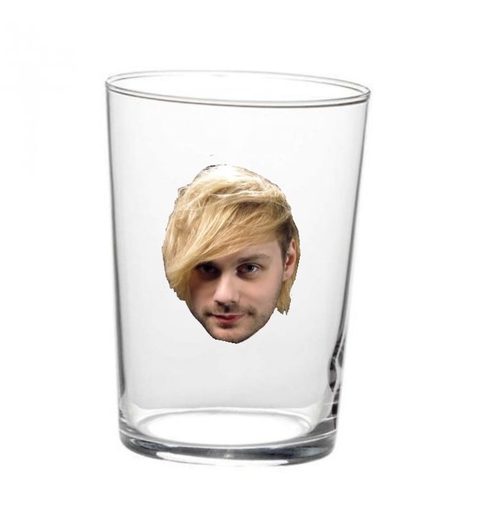 michael as a glass of water