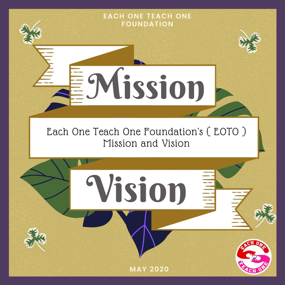 eachteachph's tweet photo. Presenting Each One Teach One Foundation's Mission and Vision!! "No one has ever become poor by giving."
-Anne Frank

Let's help make a difference in this world! 
Sending our utmost love,
EOTO💜 https://t.co/vmaTXdvack