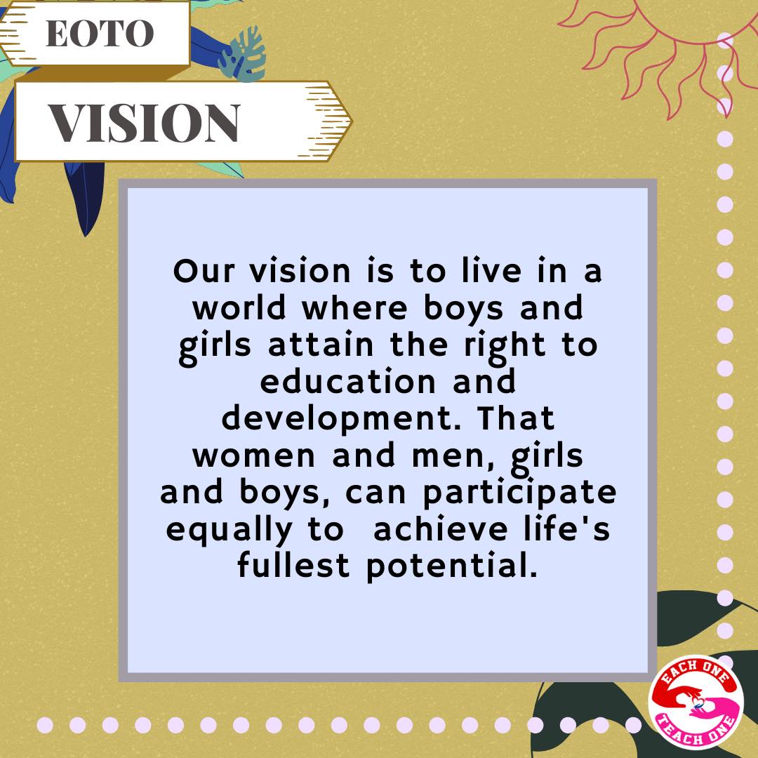 eachteachph's tweet photo. Presenting Each One Teach One Foundation's Mission and Vision!! "No one has ever become poor by giving."
-Anne Frank

Let's help make a difference in this world! 
Sending our utmost love,
EOTO💜 https://t.co/vmaTXdvack