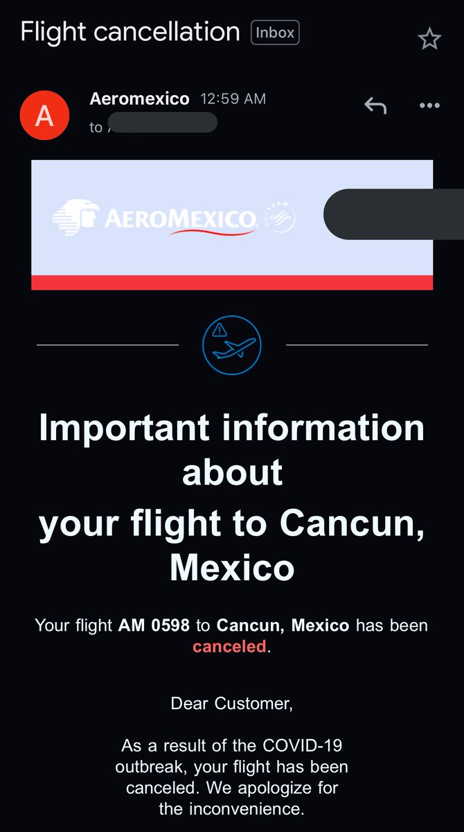 gwizkhalifa_'s tweet photo. Never using Aeroméxico EVER again. You are refusing refunds even though you cancelled the flight and changed my flight multiple times. Don’t you worry though, I filed a complaint against you with the DOT just like many upset customers here. Stop taking advantage of people! https://t.co/7RPYAzX3q5