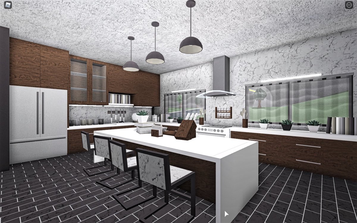 Roblox Bloxburg Bloxburg Modern Kitchen