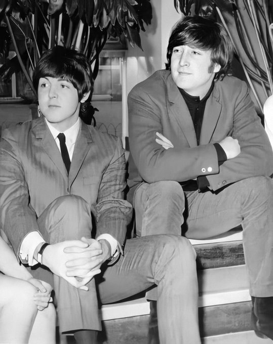 a study of john's and paul's body language while sitting: a thread