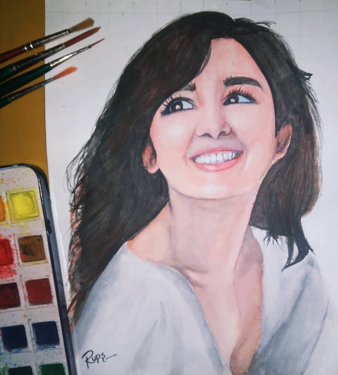 This colorful painting is made by @rups_sketch_artHope you like it  @ShirleySetia Also plss check this thread.. https://www.instagram.com/p/CAfvM_WDMZY/?igshid=xudtkwc739zu