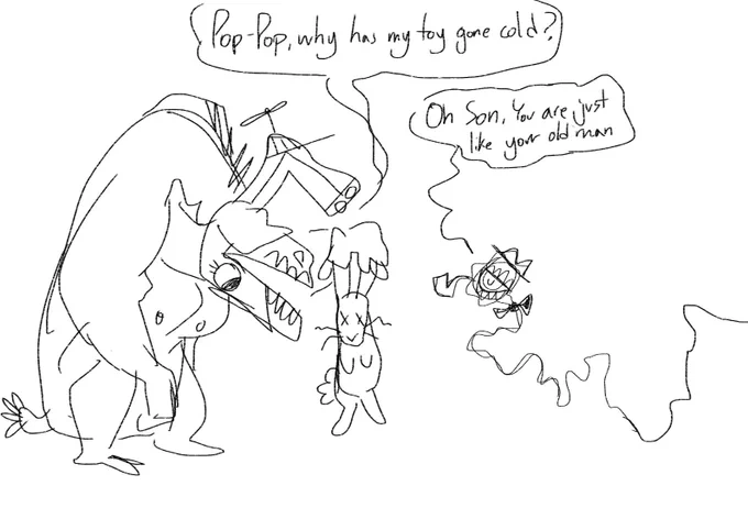 Thinking about Mars (aka Ares) within Debbie's setting, who I do have better art of but for now enjoy these doodles 