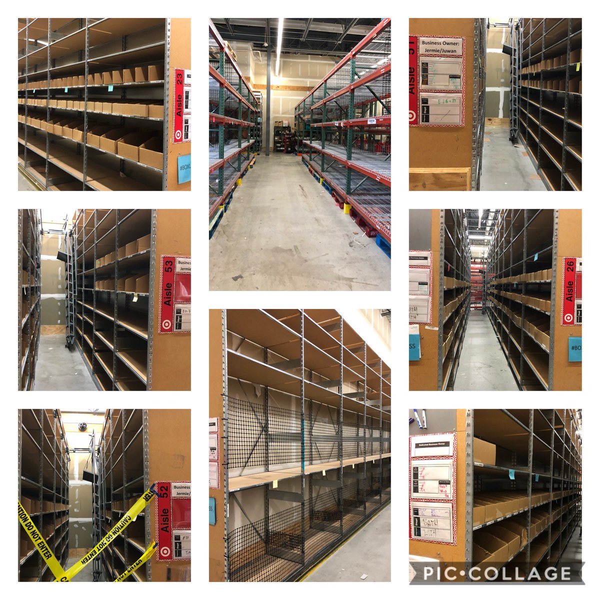aliceatarget's tweet photo. Empty stockroom! Home, sporting good, bath, bed and furniture at Target in Bloomfield 😃 @TargetAaron @SchilkeyJoe @jennifernbest https://t.co/bM1imNKWEF
