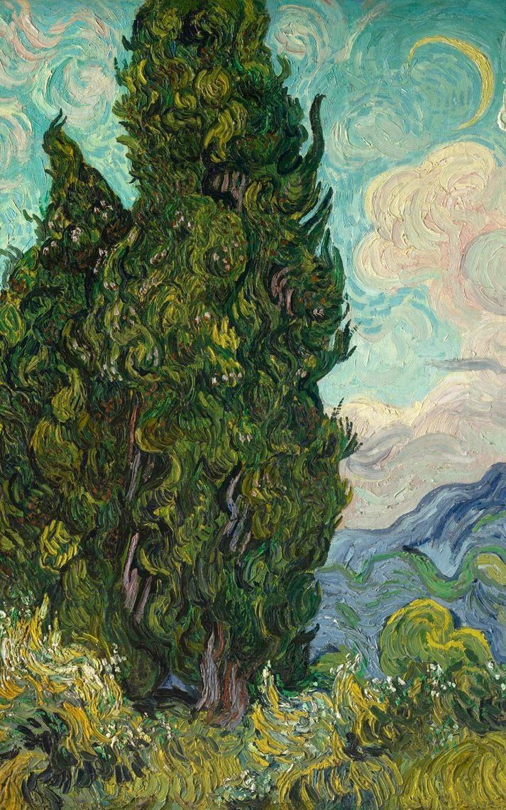 • Cypresses (1889)