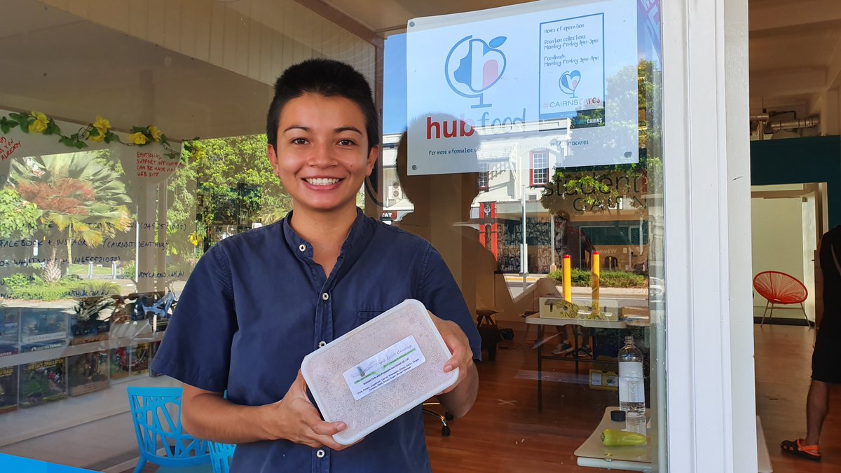 studycairns's tweet photo. International Students in Cairns are being well supported with fresh-cooked meals, fresh produce & pantry supplies all donated by the Cairns community. Thank you to everyone who is helping support our international students! #CairnsCares #StudyCairns @studyqueensland https://t.co/wmEaYj1jvo