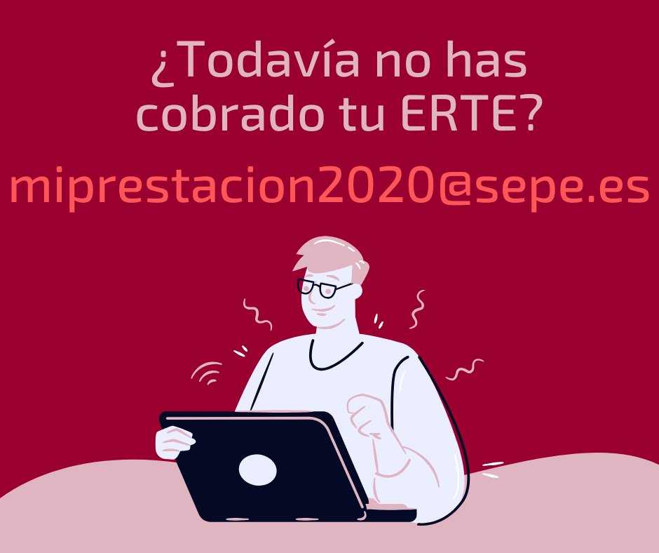 Novotaxes's tweet photo. 🔝🆕 ¿Todavía no has cobrado tu #ERTE?
 📨 Escribe a: miprestacion2020@sepe.es 
🔎  ¿Quieres saber más? 👉 https://t.co/gMvgSrTzgu https://t.co/Z1UKWQsHAO