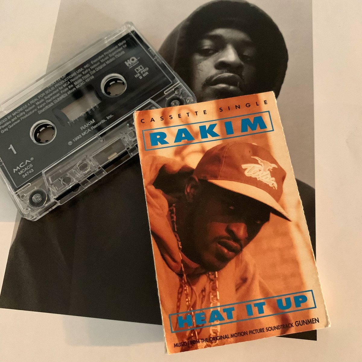 hiphopgods's tweet image. @thegodrakim - Heat It Up
#heatitup #classic #hiphop #cassette #single #programone #programtwo #gunmen #original #motionpicture #soundtrack #mcarecords #thegodmc #the18thletter #forever #microphonefiend #rakim #hiphopgods