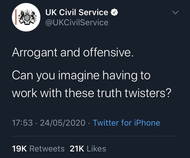 baddingtonpear's tweet photo. After 10 minutes it’s been deleted but I’m posting this because I want it immortalised forever #arrogantandoffensive https://t.co/cGeHKuVVhJ