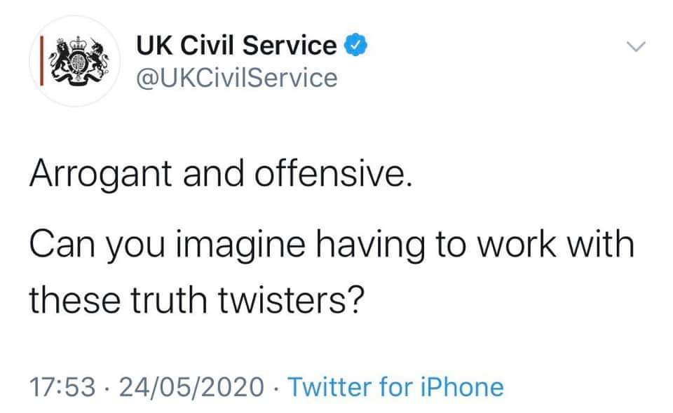 SMcCallum93's tweet photo. This tweet has been taken down. Yet another "truth twister" #DailyBriefings #sackcummimgs https://t.co/Uz8y3Q3xH7
