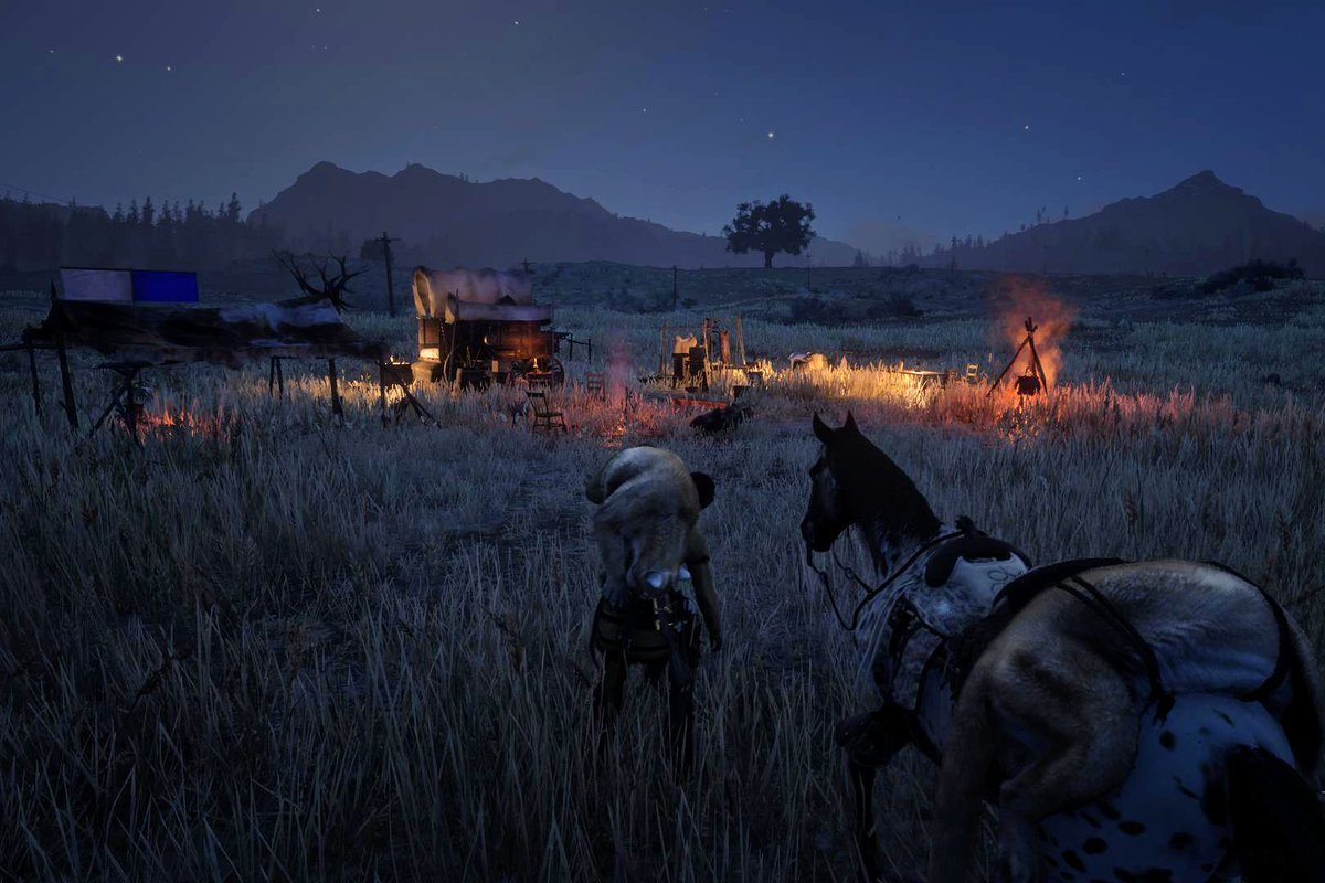 CoyoteRedfire's tweet photo. After 200 ranks & 71 days on the Prairie, Wildfire has enjoyed many sunrises and hunted a lot of cougars! Along her journeys, she's gained a lot of friends and made a few enemies. But overall, it's been a grand adventure! 🤠🐴
--
#Rank200
#CoyoteWildfire
#RDOnline https://t.co/iOqLRAg1F0