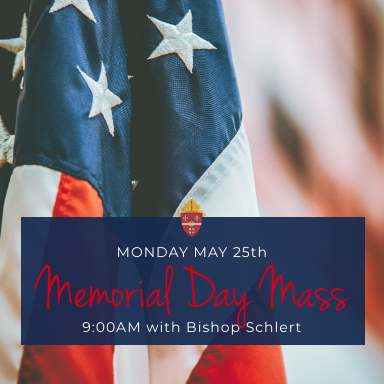 AllentownDioces's tweet photo. Tomorrow as we celebrate Memorial Day in memory and gratitude, we invite you to prayerfully join Bishop Schlert for Mass livestreamed at 9:00AM.  You can watch on https://t.co/pCa7UEz0DD, Facebook Live, or on the Diocese of Allentown YouTube channel. https://t.co/m6AaaYmwYc