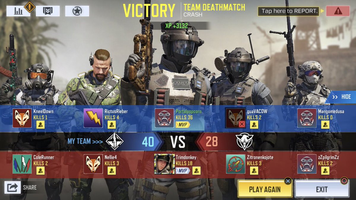 All I did was knife the enemy and I ended up getting 36 kills