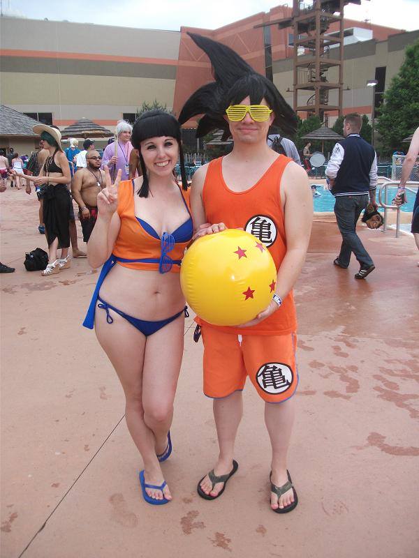 21. I have so much respect for people who style DBZ wigs like SO MUCH. While I think his wig was good for what we could accomplish at the time it was a huge stressful endeavor (but also proof we did cosplay Goku and Chichi!)