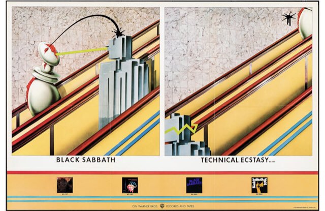  #TechnicalEcstasy TE isn’t Paranoid or SBS part 2. This is  #Sabbath Prog Rock. There’s nods to  #Genesis, Yes, and  #Aerosmith“All Moving Parts” & “Rock n Roll Doctor” could have been penned by Tyler & Perry.“It’s Alright”? Ok I’ll give you that one. Their “Yellow Submarine”.