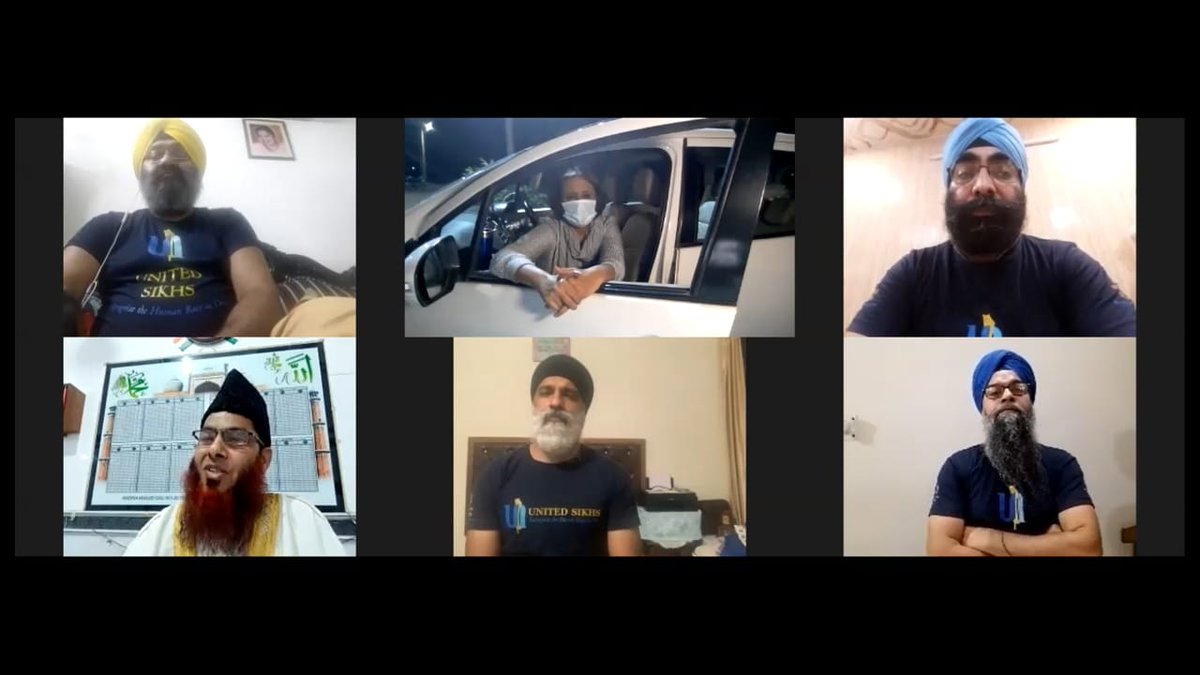 BDUTT's tweet image. Hurrah for Sardars and their zindadil spirit. Here with the Sikhs who sanitised the Jama Masjid ahead of Eid. That story on @themojo_in in the morning.