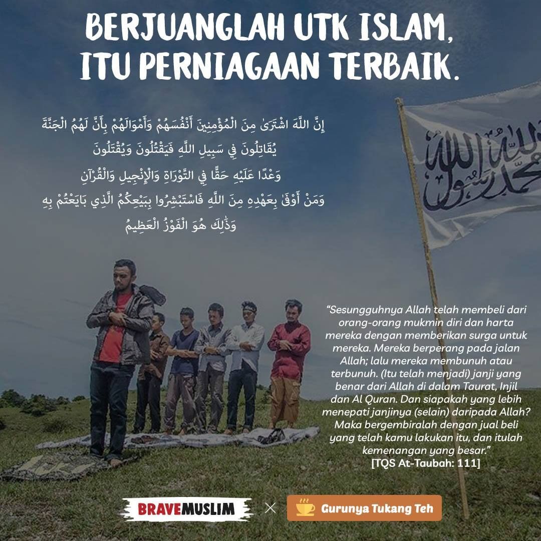 Nggak berjuang, nggak profit, sebenarnya.
.
#BraveMuslim #beraniberhijrah #galeriquote #inspirasi #quote #quotes #sahabatsurga #selfreminder